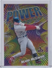2000 Topps Chrome Baseball Power Rangers #P3 Mark McGwire CARDINALS