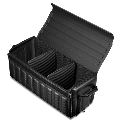 For Universal Rear Car Trunk Organizer SPIGEN Adjustable Divider 70L Storage Box - Picture 18 of 23