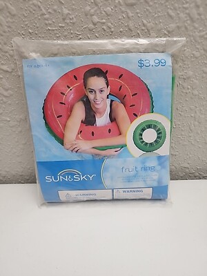 Sun & Sky Fruit Ring Pool Inflatable Float Ages 4+