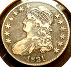 1831 Capped Bust Silver Half Dollar 50C — photo 2