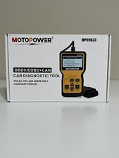 MOTOPOWER MP69033 Car OBD2 Scanner Code Reader Engine Fault Code Reader Scanner