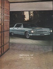1967 IMPERIAL CATALOG-"NEWEST PRESTIGE CAR IN A DECADE"