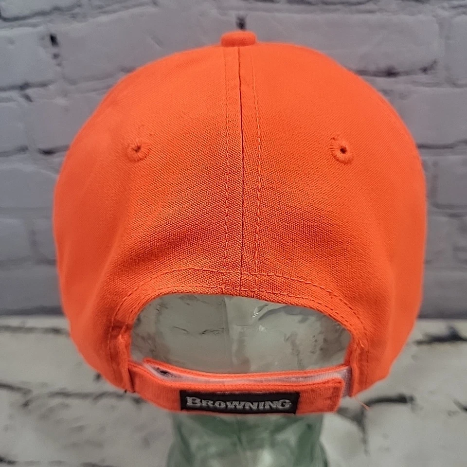 Browning охоты безопасности крышка с 3D Buckmark пламени оранжевый мяч крышка шляпа  - Изображение 4 из 4