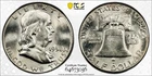 1958 Franklin Silver Half Dollar MS64 PCGS Gold Shield 6674.64/64673056