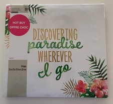 Tropical Vacation 30 Page Scrapbook Album 12 x 12 Unused
