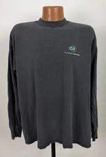 Vintage 90s Distressed Tech Shirt Men XL Computer Internet Faded Grunge Thrashed