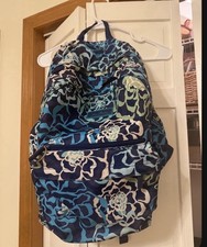 Vera Bradley Large Women s Backpack Blue Floral Pattern