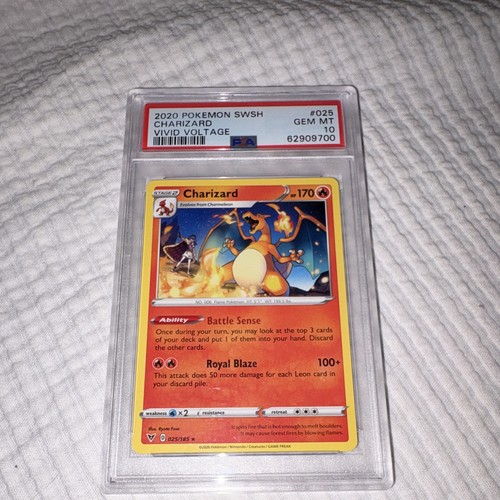 Charizard graded PSA 10 for sale on eBay