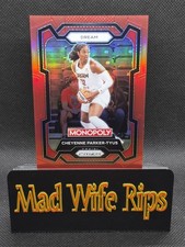 2024 Panini Prizm Monopoly WNBA Red Prizm 69/99 Cheyenne Parker-Tyus #21