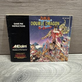 Double Dragon II 2 The Revenge Nintendo NES CIB Box Manuale Testato Autentico