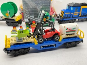 LEGO City: Cargo Train 60052 Parts Huge Lego Train Lot Tracks Etc W/Powered UP
