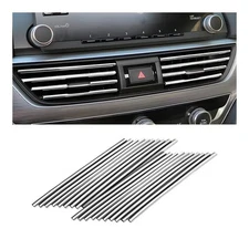 20 Pieces Car Air Conditioner Decoration Strip for Vent Outlet, Universal Wat...