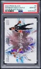 2024 PRIZM BLACK COLOR BLAST DUAL STEPHON CASTLE ROOKIE VICTOR WEMBANYAMA PSA 10