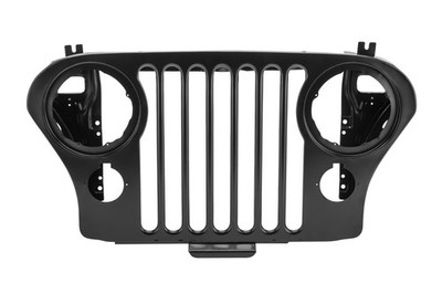 AccuPart Jeep Licensed Grille - Stamped Steel for 76-86 Jeep CJ5, CJ7 & CJ8