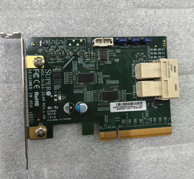 Supermicro AOC-SLG3-2E4R PCIe 3.0 NVMe U.2 PCI-E Gen3 SFF-8643 Adapter