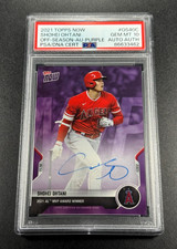 SHOHEI OHTANI 2021 TOPPS NOW AL MVP WINNER PURPLE AUTOGRAPH AUTO /25 PSA 10 GEM