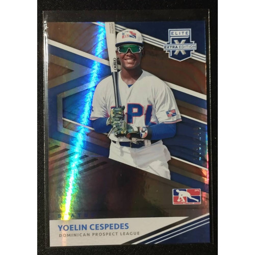 2020 Panini Extra Elite Edition Yoeling Cespedes Blue /249