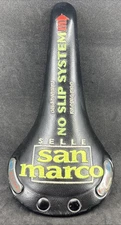 VINTAGE San Marco RACING Pro Active PIRELLI Suspension Embroidered Saddle