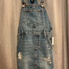 NEW Gap Kids Distressed Denim Skirt all, S, 2024