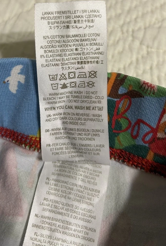 Boden 3-4 Años Niñas Caperucita Roja Leggings Pantalones Coloridos Foto 4 de 4