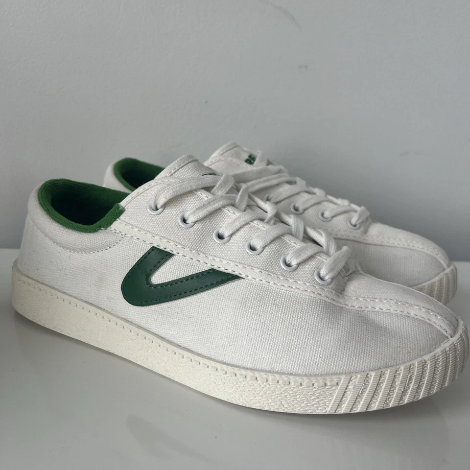 Tênis Feminino TRETORN Nylite Plus Lona Eco Ortholite Branco/Verde 8,5M - Imagem 4 de 4