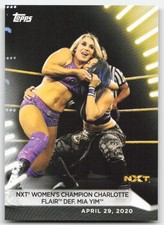 2021 Topps WWE Women's Division Charlotte Flair Mia Yim #10