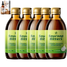 Organic Soursop Living Bitters/Parasite Cleanse Tincture- Gluten-Free 2-40 Fl Oz