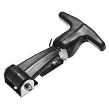 4.96-inch Rubber Flexible SUS304 Stainless Steel T-Handle Draw Latches Hasp