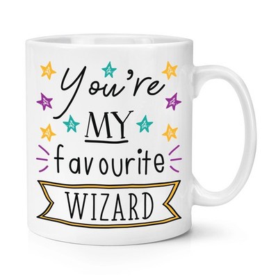 You're My Favourite Wizard Stars 10oz Becher Tasse Lustig Magisch Best