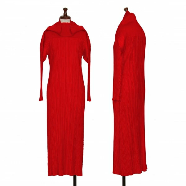 PLEATS PLEASE High neck different material switch… - image 1