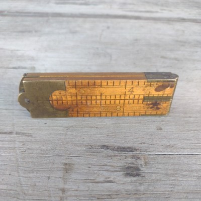 Antique C-S and Co. Caliper Ruler.  Made in Pine Meadow, Conn.  Ultra Rare