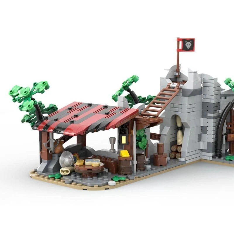 Hot Sale Medieval WOLFPACK DEN Outer Shelter Castle 1605 Pieces - Image 3 of 4
