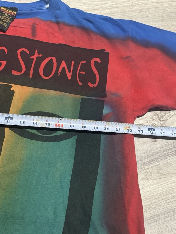 Camiseta Vintage 1994 Rolling Stones Voodoo Lounge AOP Talla XL Tie Dye Brockum Foto 4 de 4