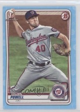 2020 Bowman Draft Sky Blue Border /499 Holden Powell #BD-120 9bg