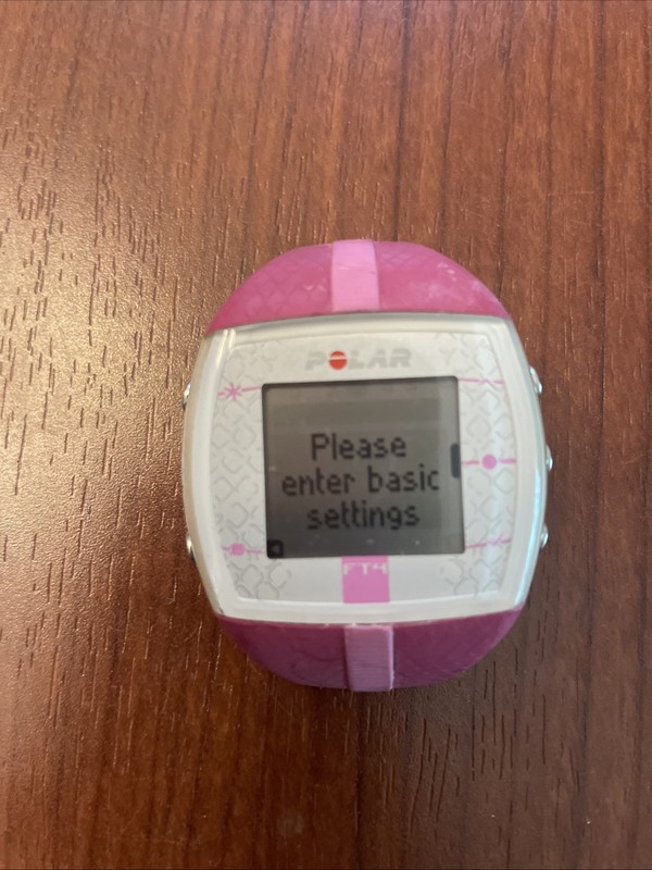 Polar F4 Women's Watch Heart Rate Monitor No Strap Needs New Band