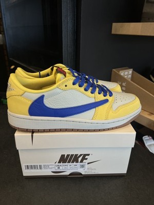Jordan 1 Retro Low OG SP Travis Scott Canary (Women's) Size 8W, PREOWNED