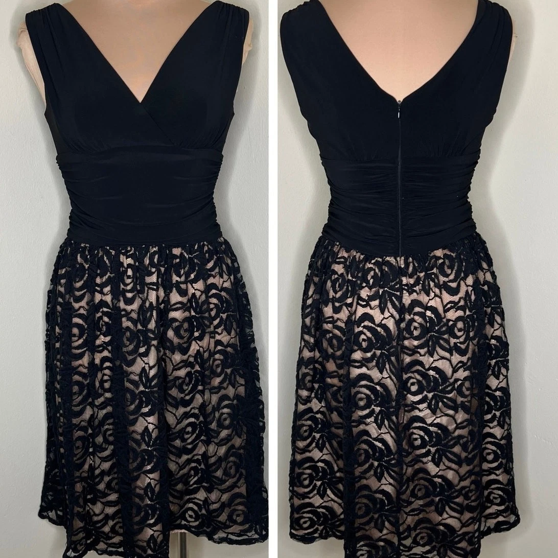 green emerald velvet dress Women's Tweed Fit & Flare Dress main image 1