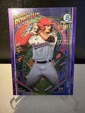 2024 Bowman - Mega Box Chrome Prospect Power-Up Dylan Crews #PP-10 Purple...