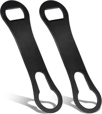 2 Pieces Bottle Opener and Pour Spout Remover Flat Bar Key for Black 