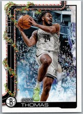 2025-26 Topps Holiday Cameron Thomas Card #H10 Nets