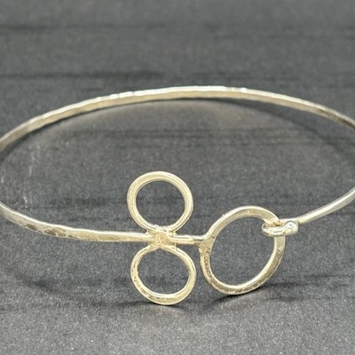 925 Sterling Silber Armreif Armband 6,2g 
