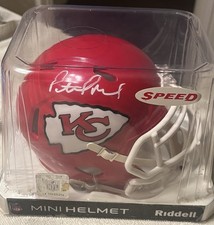 Patrick Mahomes Kansas City Chiefs Riddell Mini Helmet Autographed JSA Certified