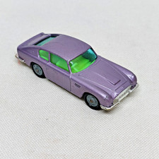 Vtg Husky Aston Martin Db6 Light Purple Violet Blue Windows White Interior