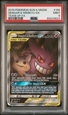 Pokemon 2019 Tag Team Gengar & Mimikyu GX 165/181 Alternative Art PSA 9 Mint
