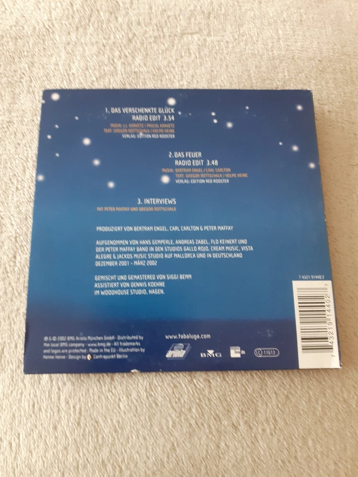 Peter Maffay – Das Verschenkte Glück ! RARITÄT ! CD mit Interview 2002 Tabaluga - Bild 2 von 4