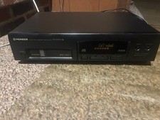 Vintage Pioneer CD Player 6 Disc Pull Out Tray 1997 For Repair See Video