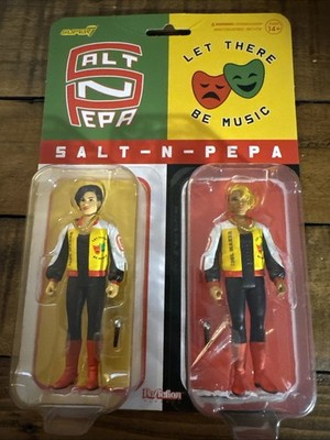 Salt N Pepa - Let There Be Music Reaction Figures - Super7 - 2 pack Salt-N-Peppa