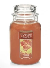 Yankee Candle Autumn Leaves Scented Candle, 22oz Large Jar 🍁