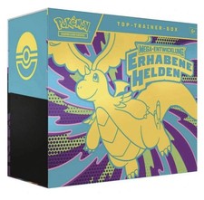 Pokémon Erhabene Helden Top Trainer Box Deutsch OVP ETB | 9 Booster Packs Neu