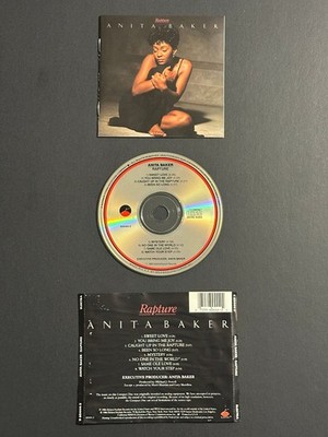 Anita Baker Rapture CD 1986 R&B Soul Elektra Classic Album NO CASE